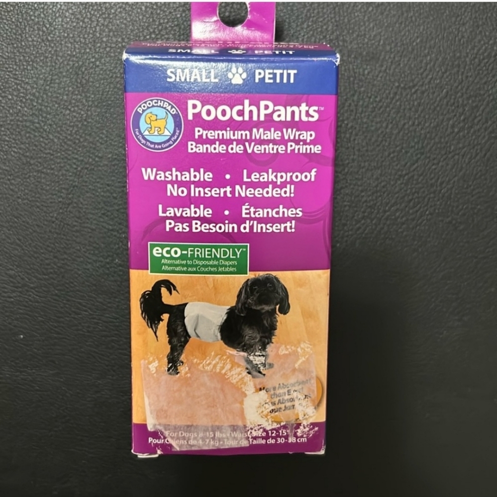 New S Pooch Pants Dog Premium Male Wrap size small